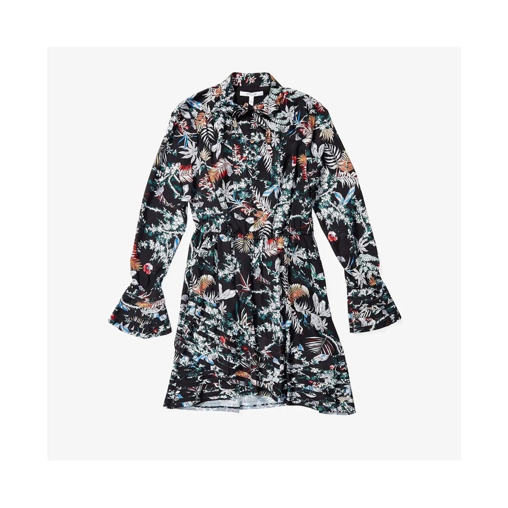 Derek Lam 10 Crosby long sleeve floral dress - size US2